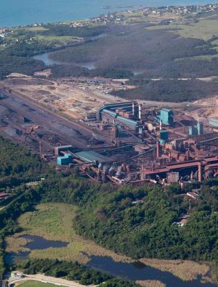 Sede da Samarco em Ubu, no município de Anchieta, litoral sul do Espírito Santo